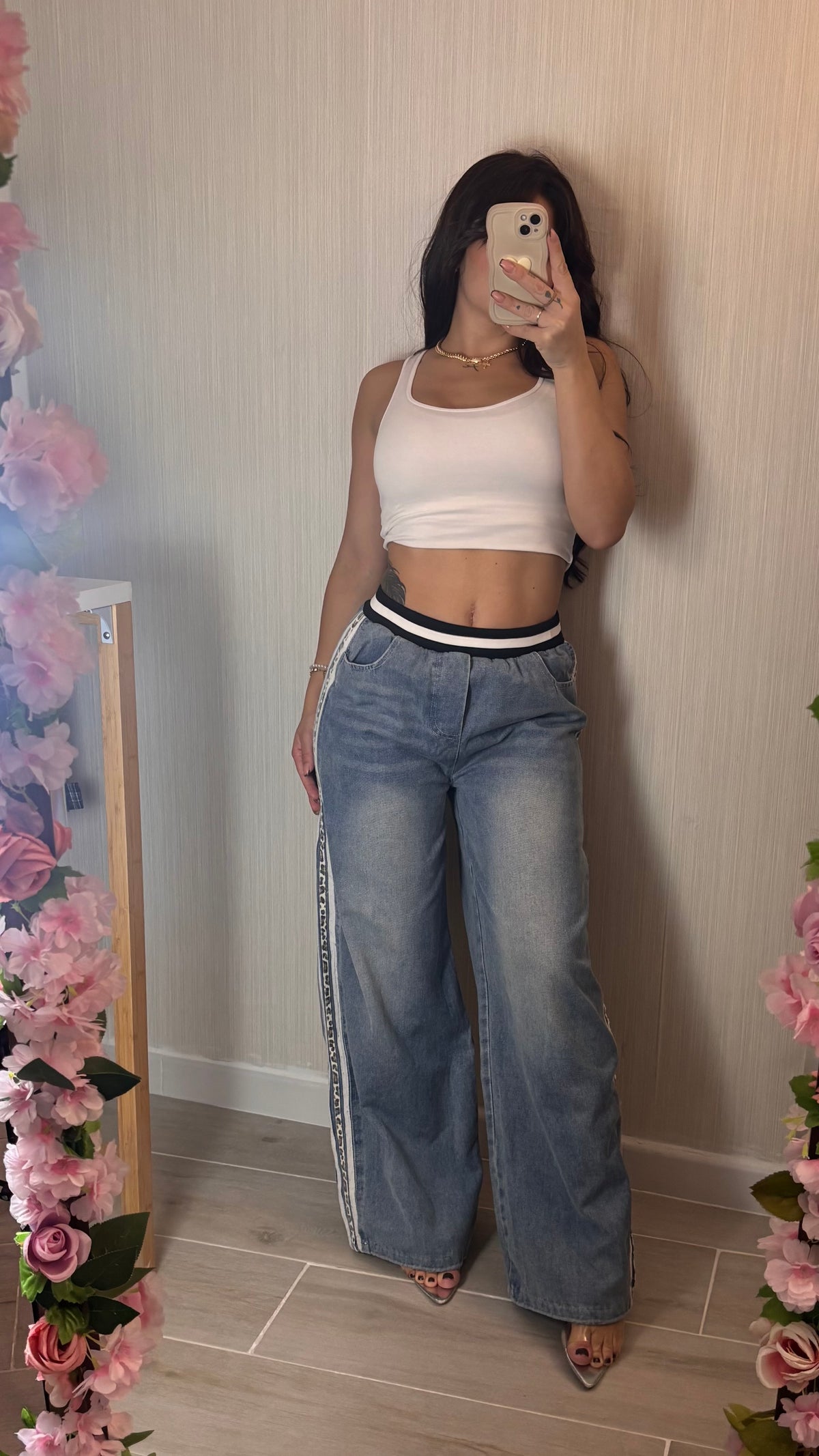 Conjunto Demin claro