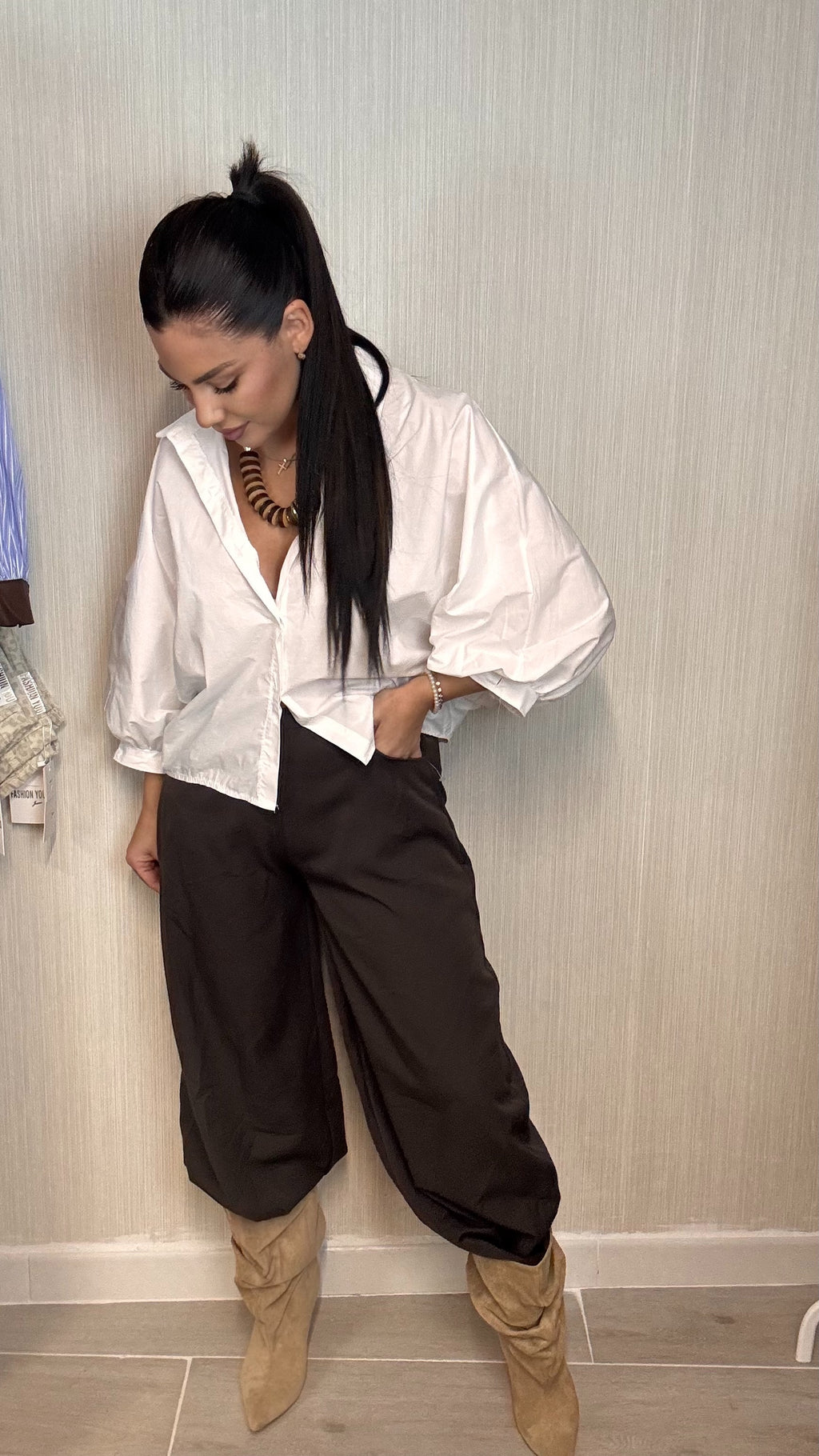 Camisa bomb blanca