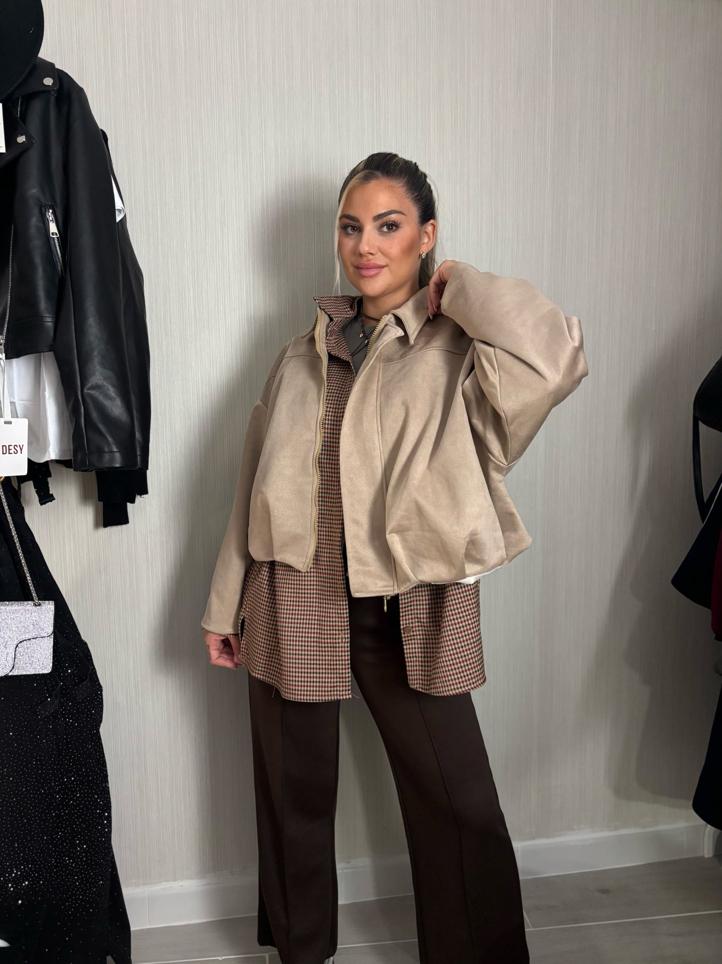 Bomber Antelina beige