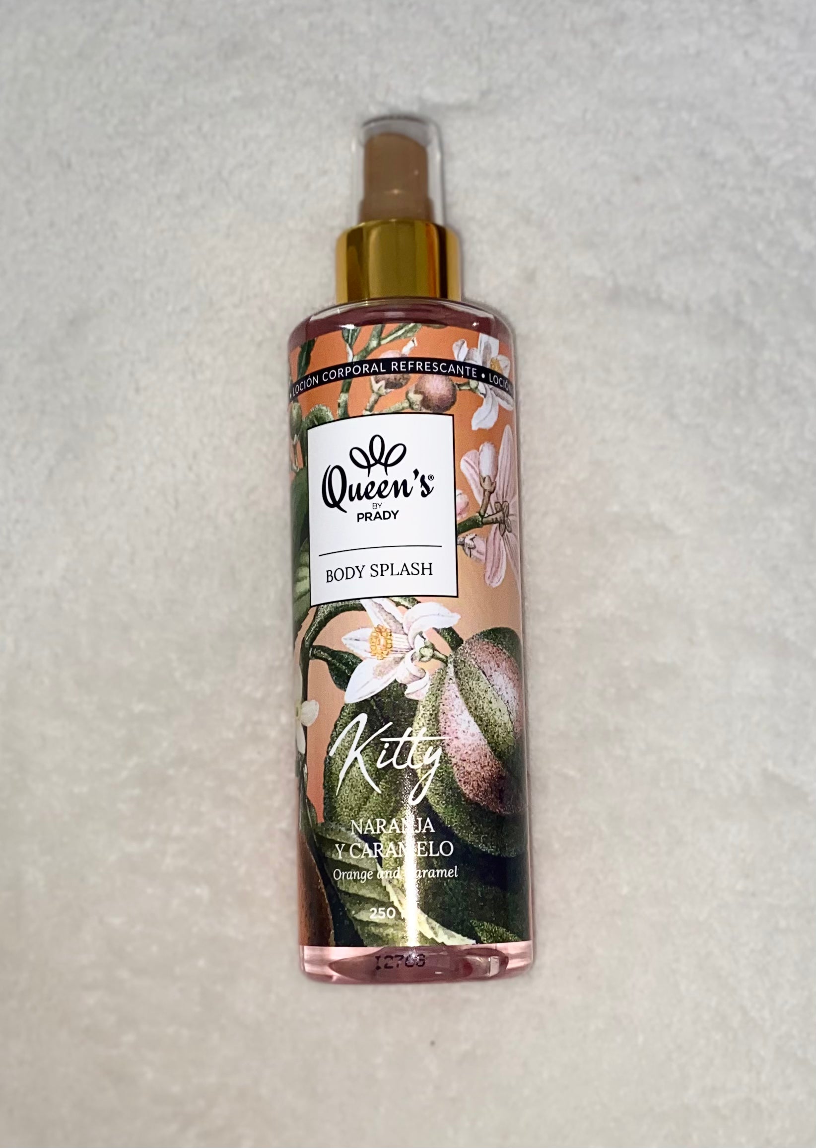 Body splash naranja/caramelo