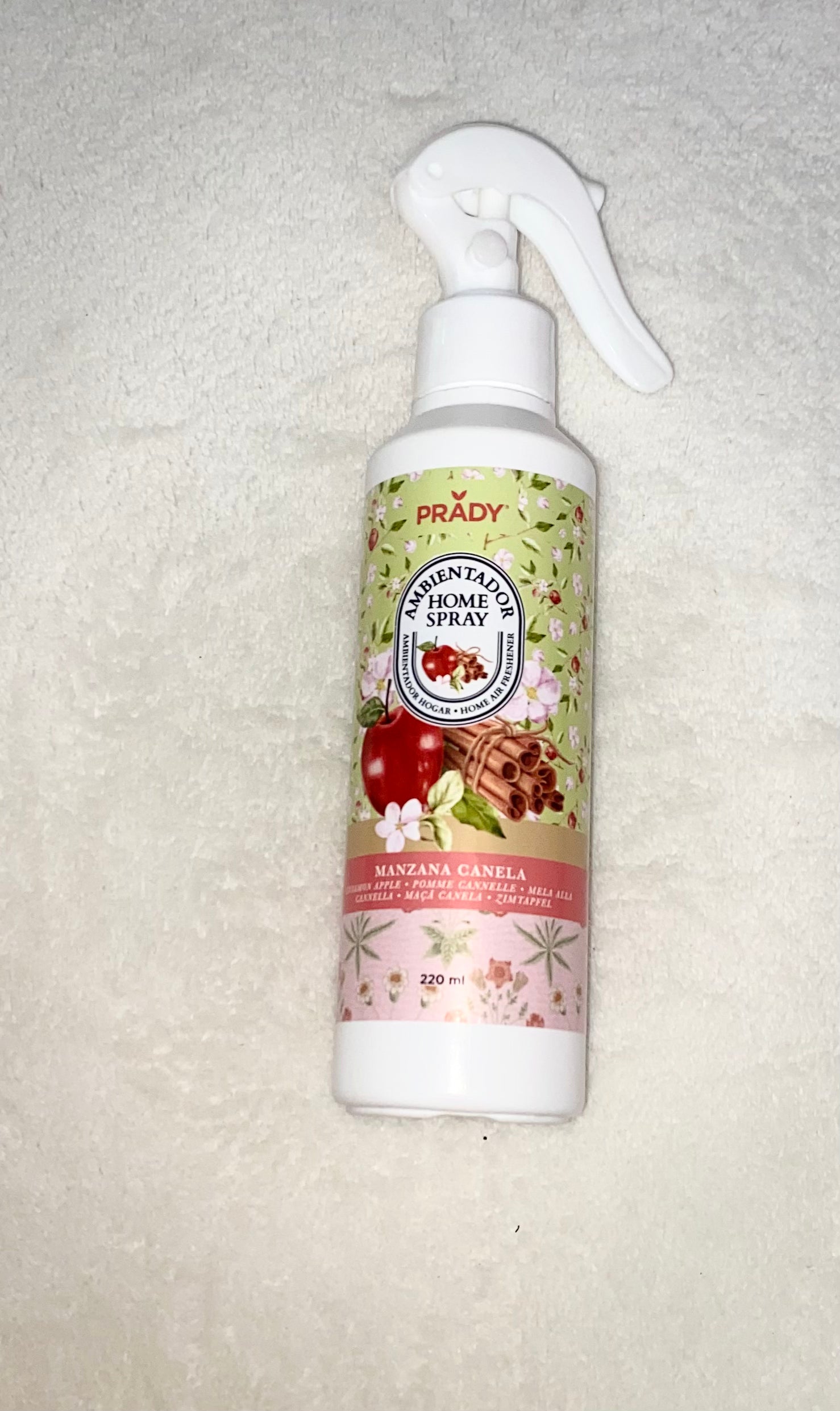 Ambientador spray manzana/canela